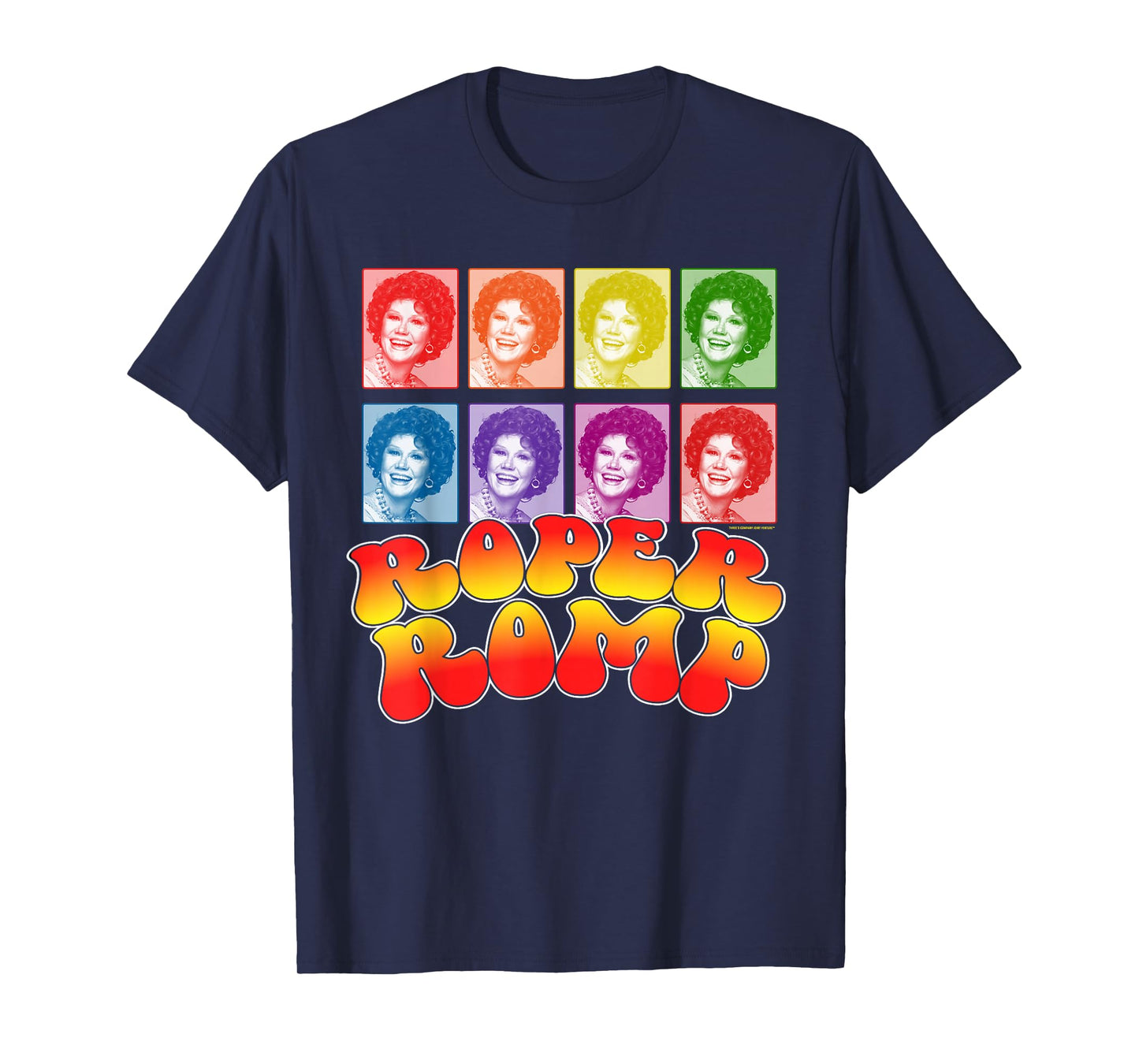 Roper Romp! Funny Mrs Roper Three's Company Pop Art Retro T-Shirt
