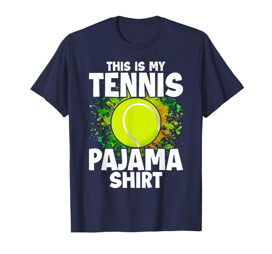 This is My Tennis Pajama for Teens Boys Girls T-Shirt