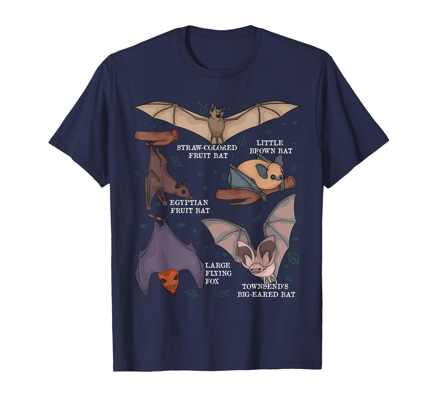 Bat Lover Kids Bat Species Biology Bats T-Shirt