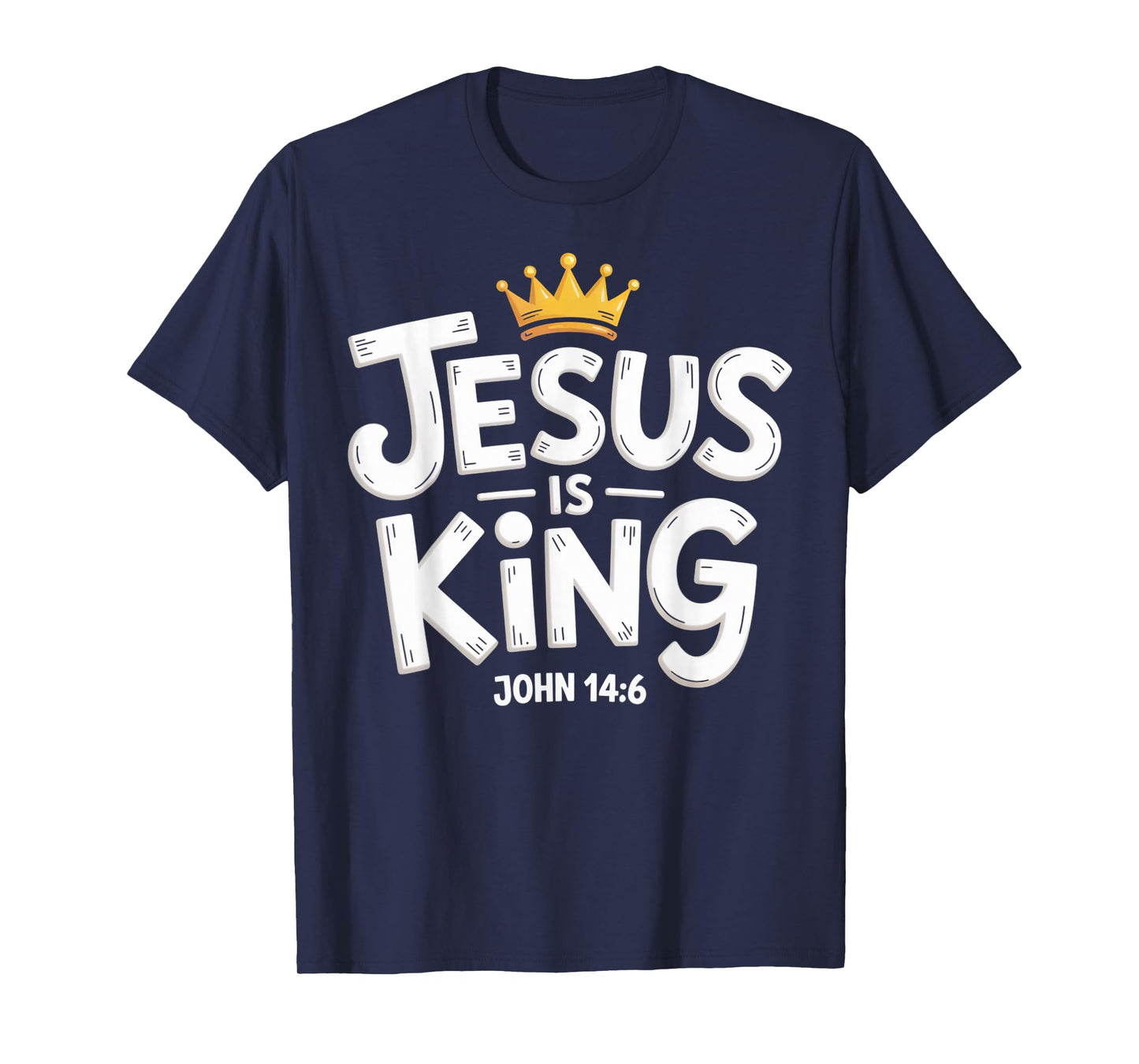 Jesus is King Christian Men T-Shirt