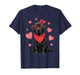Labrador Dog Valentines Day Cute Heart Glasses Dog Lover T-Shirt