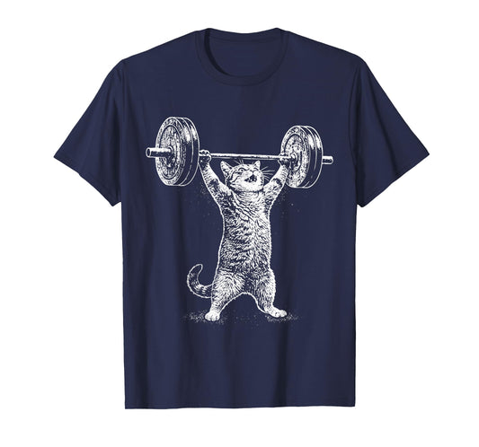Cat Barbell T-Shirt