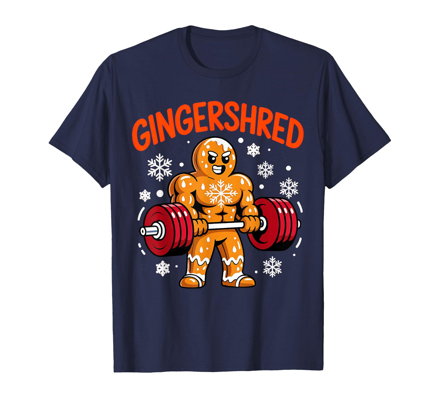 Christmas Gym Gingerbread T-Shirt