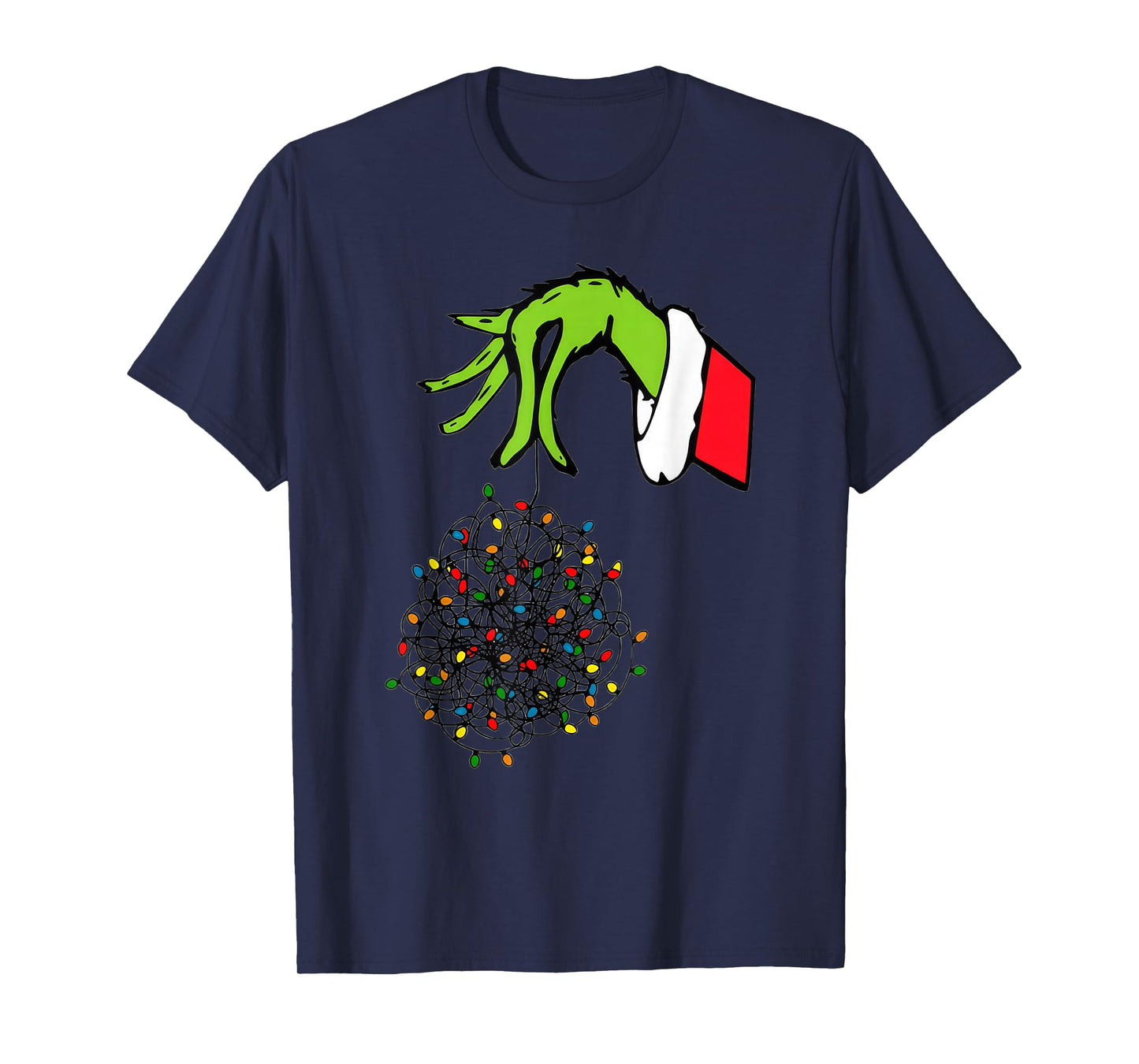 Christmas Tree Lights 67 Meme Six Seven Kids Women Men T-Shirt