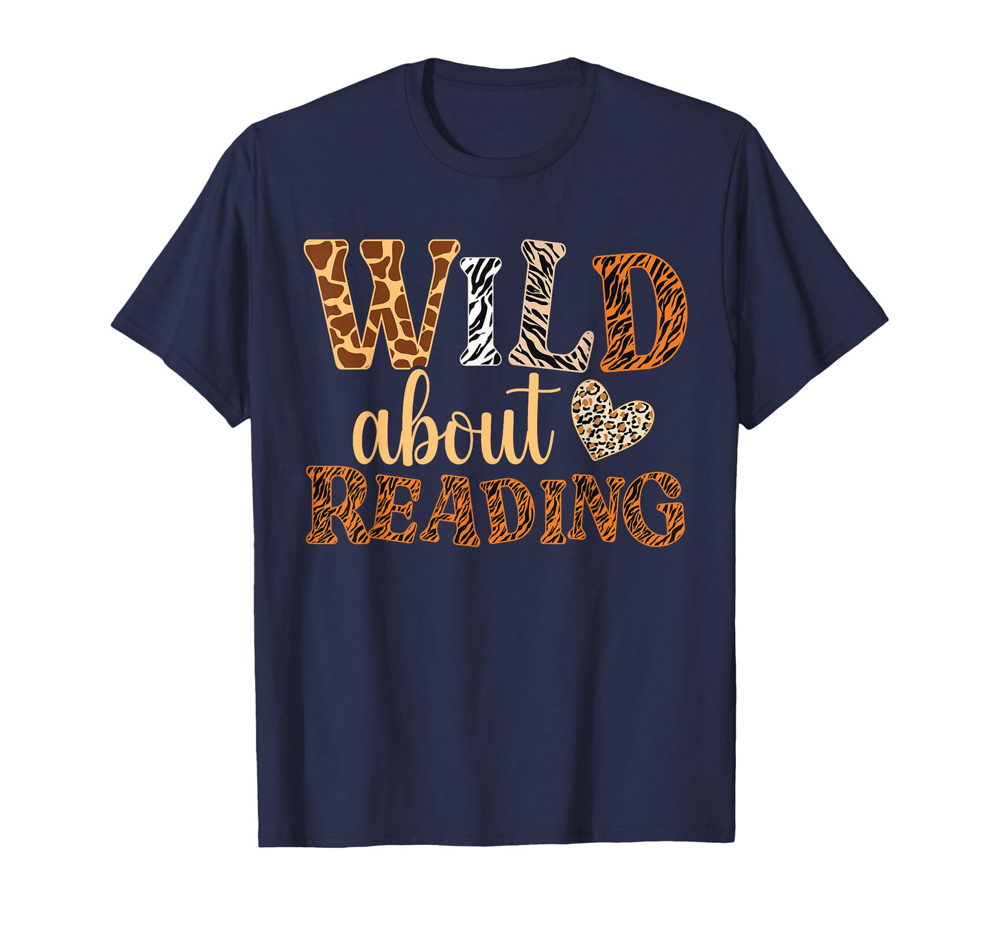 Reading Lover Wild About Reading Reading Books and Bookworm T-Shirt