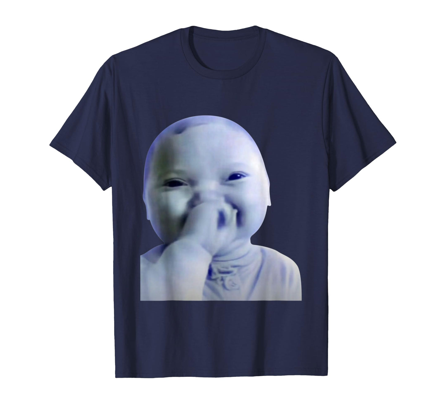 Ai Baby Meme Funny Laughing Baby Meme Ai Brainrot Gen Alpha T-Shirt