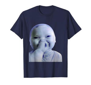 Ai Baby Meme Funny Laughing Baby Meme Ai Brainrot Gen Alpha T-Shirt