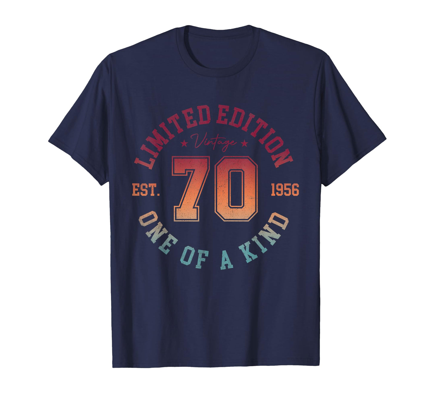 70th Birthday Men Vintage 1956 Limited Edition 70 Year Old T-Shirt