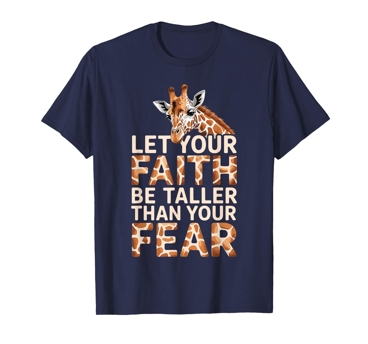 Cute Giraffe Design for Men Women Adult Safari Giraffe Lover T-Shirt