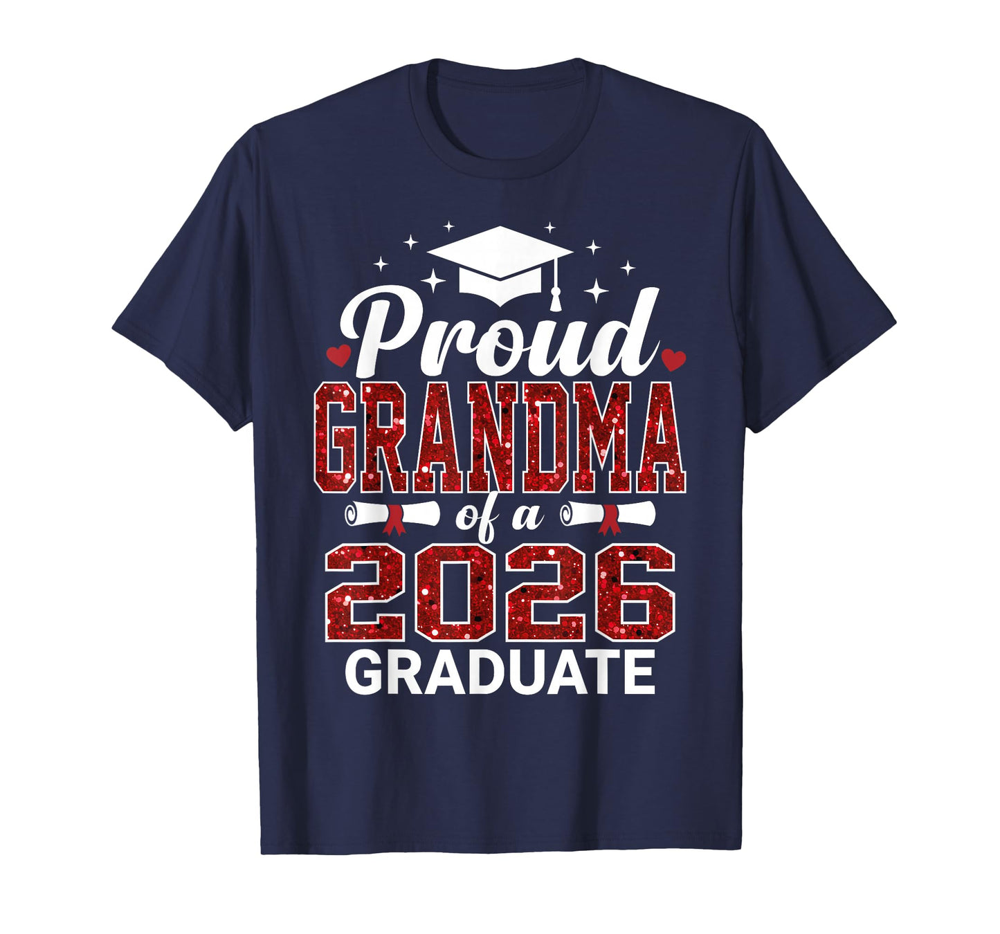 Proud Grandma of a 2026 Graduate Senior Graduation Year T-Shirt