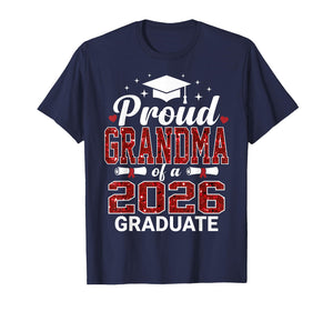 Proud Grandma of a 2026 Graduate Senior Graduation Year T-Shirt
