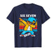 Dabbing Six Seven Bruh 67 Meme 6 7 Numbers Funny Boys Kids T-Shirt