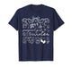 Coquette Pregnant Girl Winter Pregnancy Announcement Xmas T-Shirt