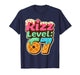 Funny Rizz Level 67 Ice Cream Gamer Style Graphic T-Shirt