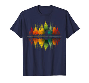 Nature Reflection Forest Trees Outdoor Wildlife T-Shirt