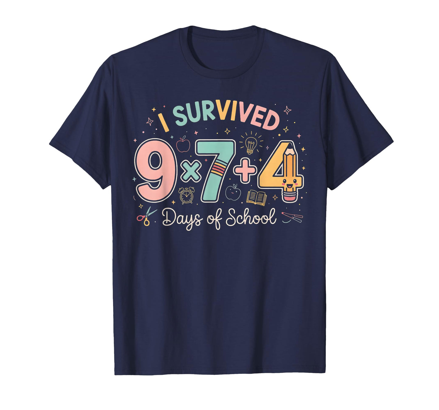 Funny Six Seven 67 Days of School Meme Math Teacher 6 7 T-Shirt