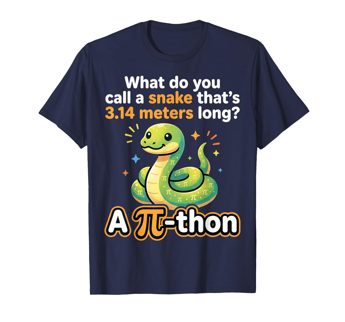 Funny Pi Day Puns Pithon Math Teacher Jokes Women Men Kids T-Shirt