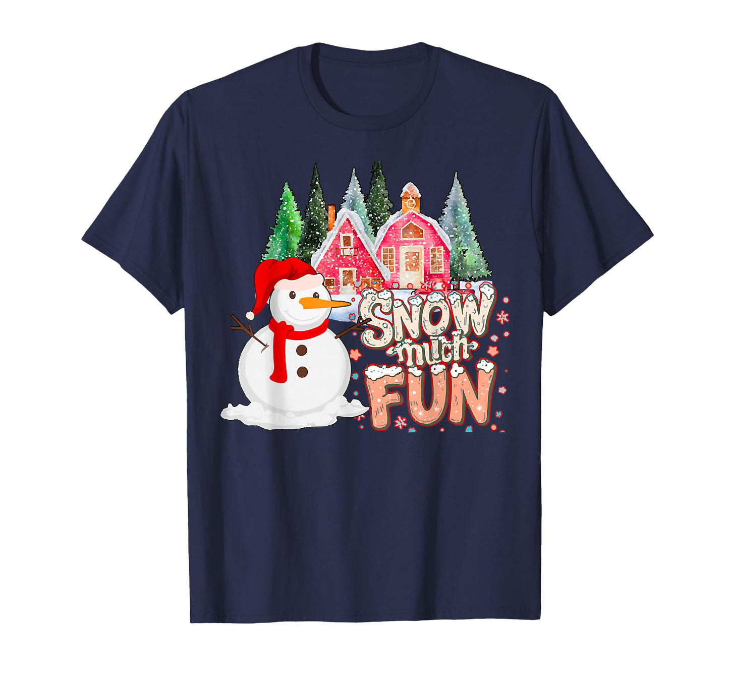 is Snow Much Fun Winter Christmas Teacher Holiday Outfit T-Shirt