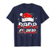 Papa Claus Funny Christmas Lights Pajama Family Matching T-Shirt