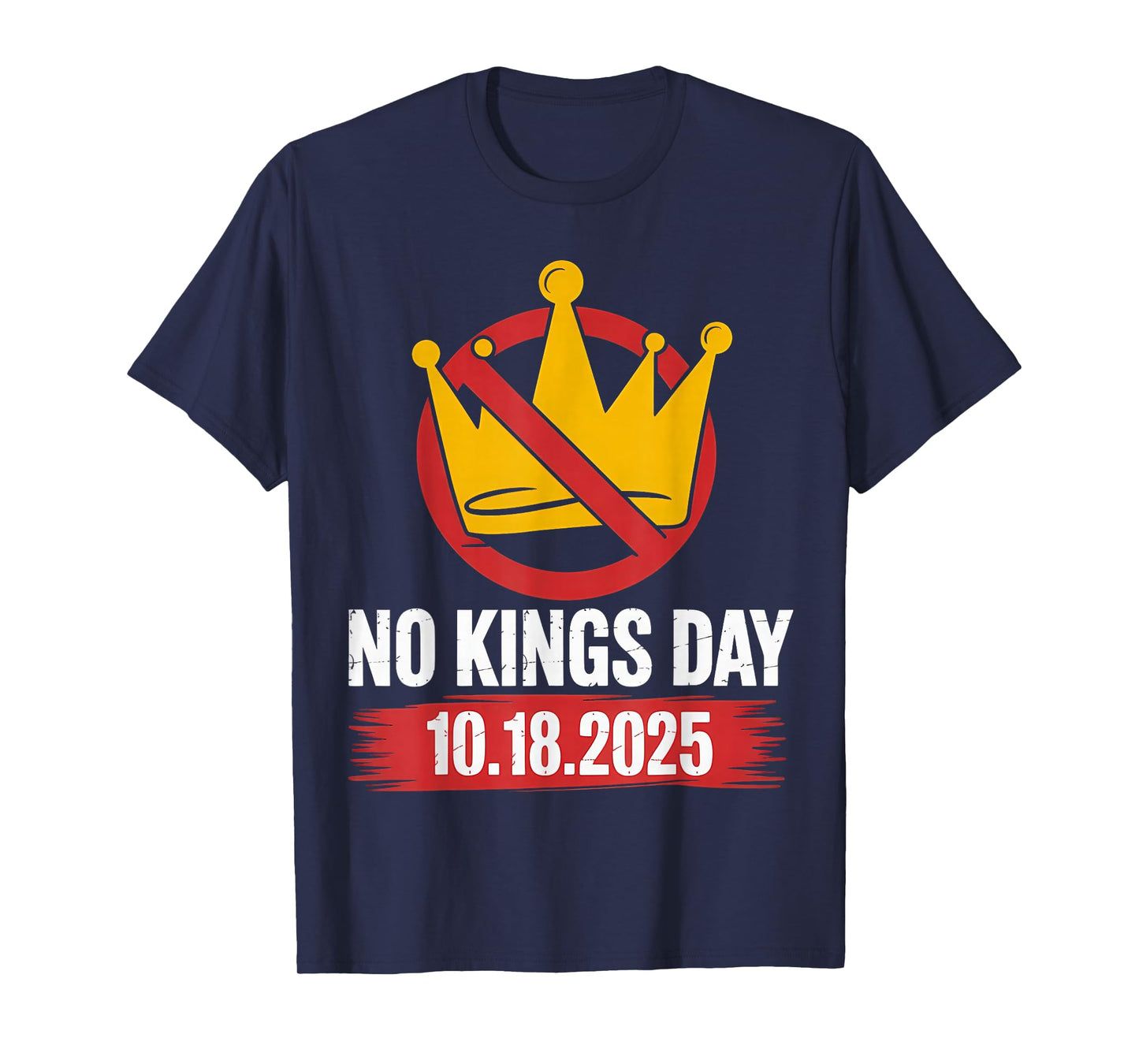 No Kings Day Patriotic No Kings 2025 T-Shirt