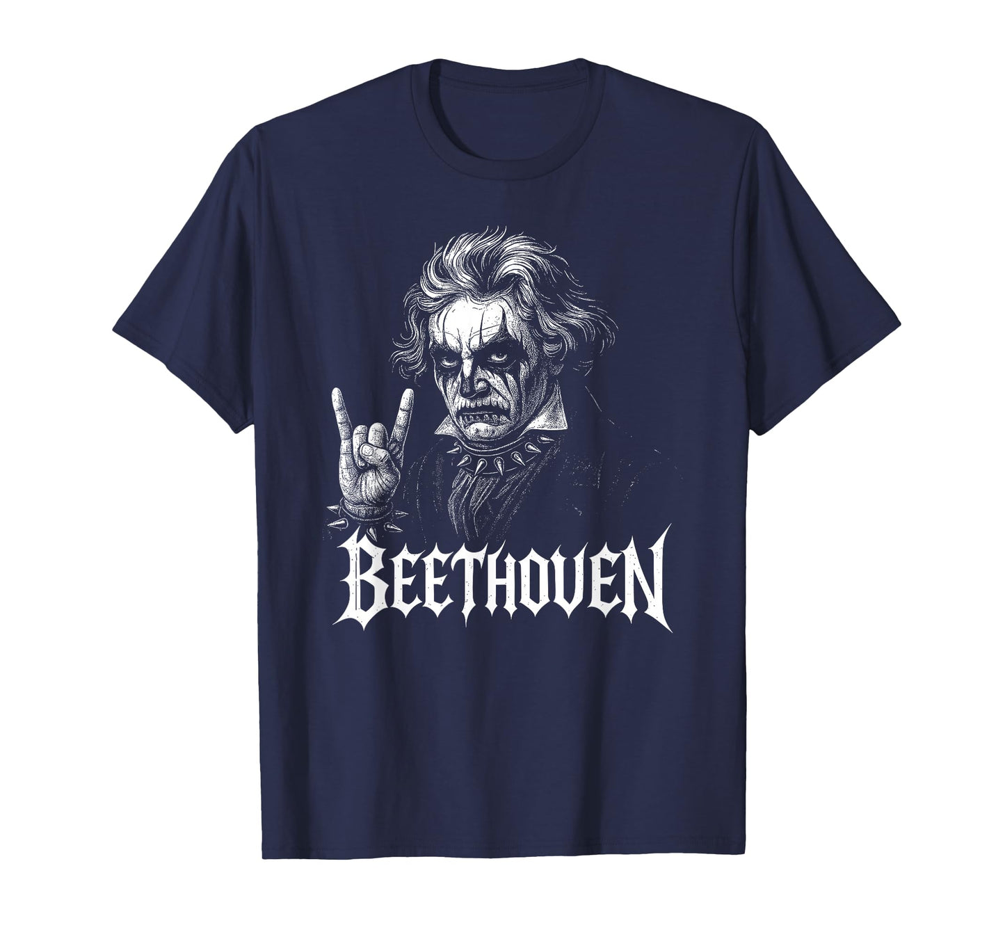 Classical Composer Beethoven Music Death Metal Corpse Paint T-Shirt