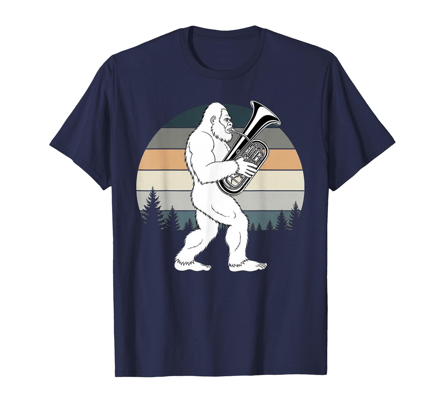Bigfoot Euphoniumist Marching Band Baritone Euphonium T-Shirt