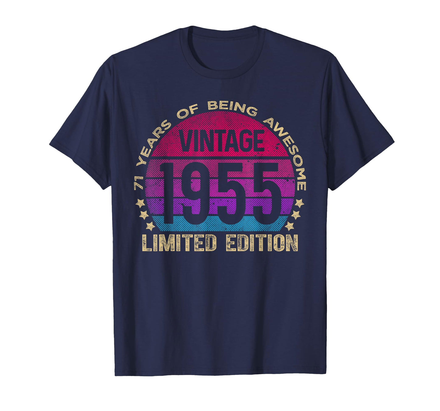 71 Year Old Gifts Vintage 1955 Limited Edition 71st Birthday T-Shirt