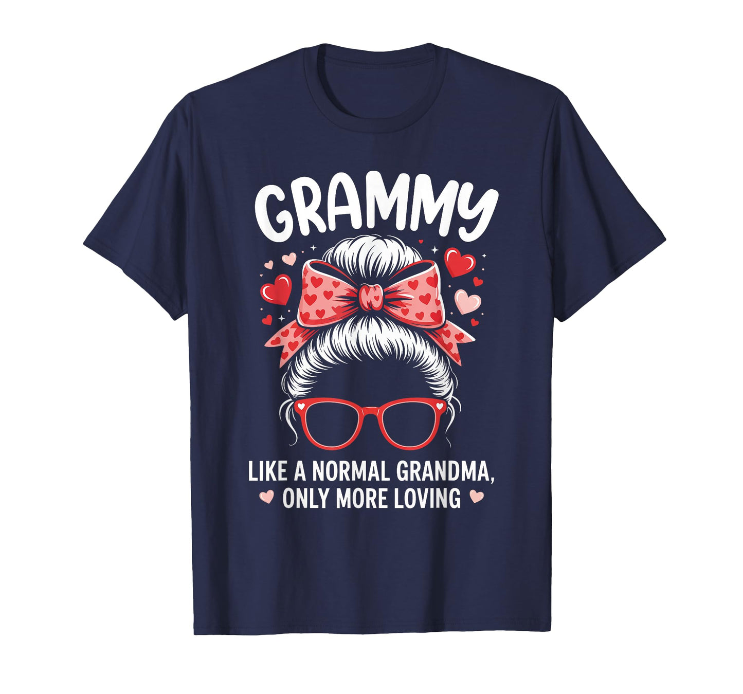 Grammy Valentine Quote for Loving Grandma with Cute Bow T-Shirt