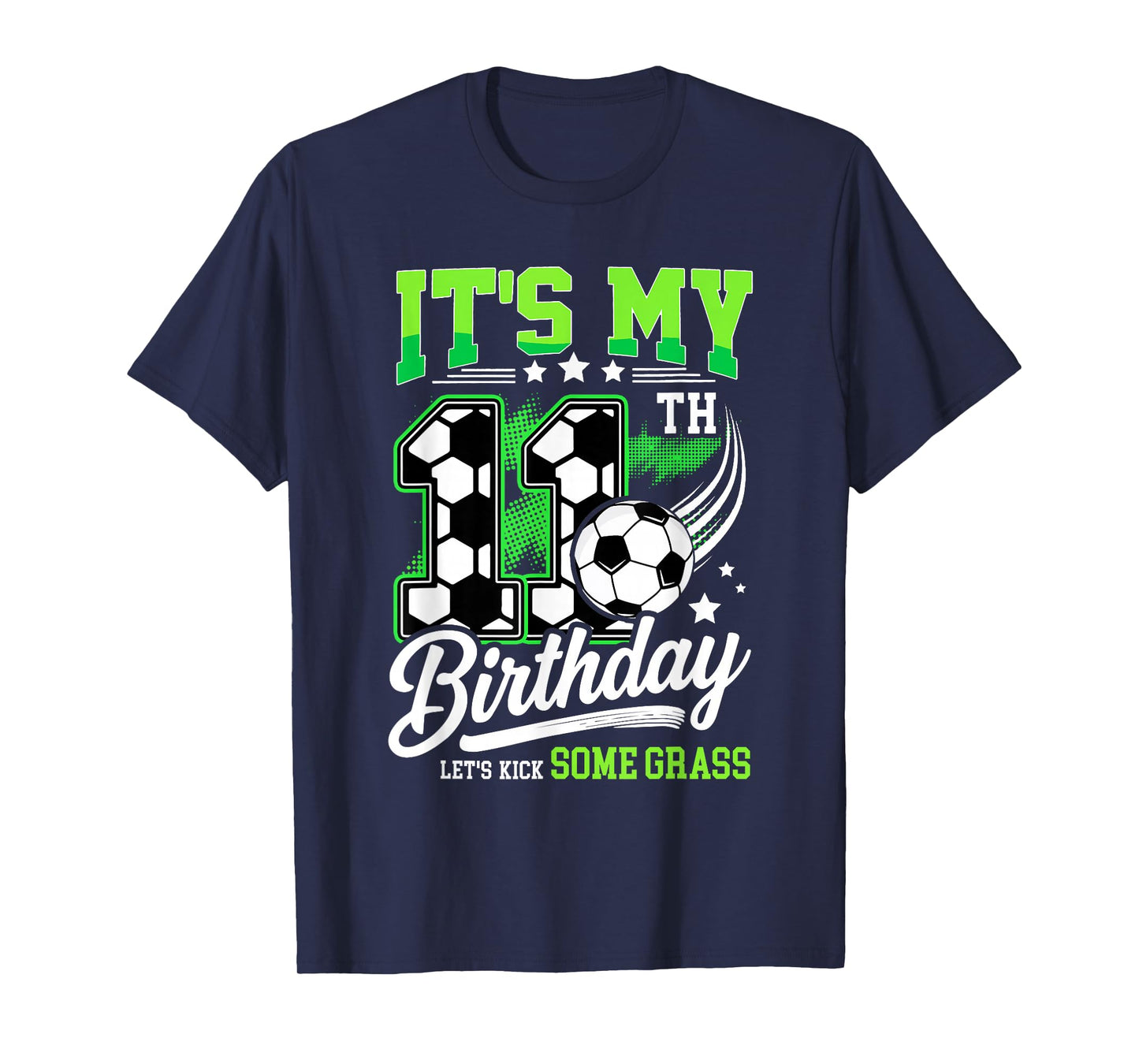 It’s My 11th Birthday Soccer 11 Year Old Soccer Player T-Shirt