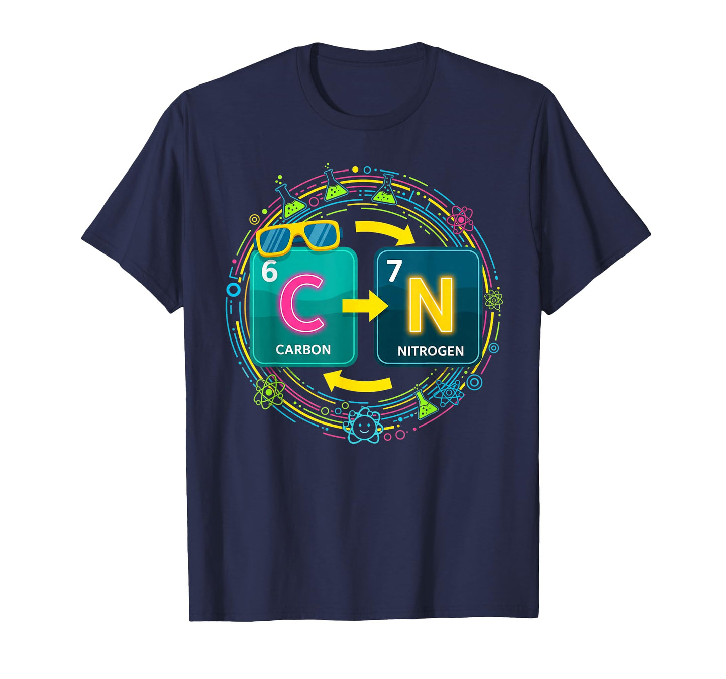 Funny 67 Meme Science Chemistry Teacher Periodic Table 6 7 T-Shirt