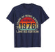 Vintage 1976 50 Years of Being Awesome 50th Birthday Retro T-Shirt