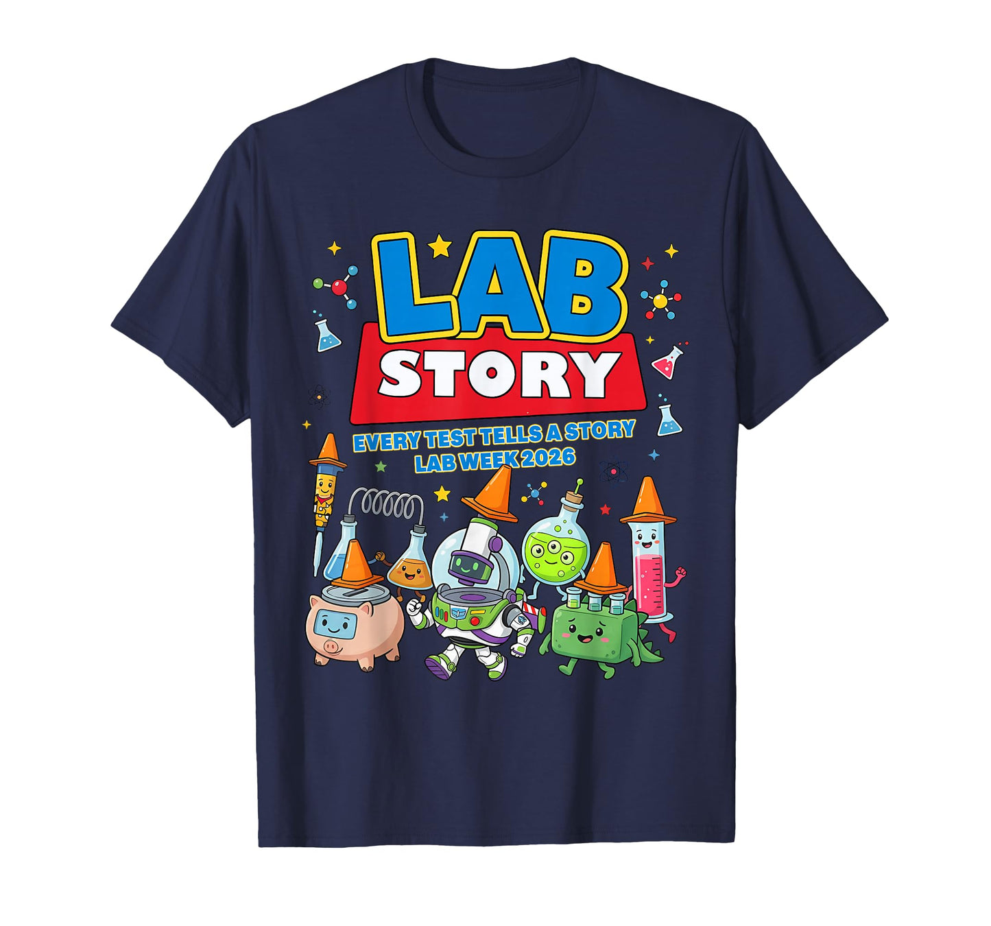 Lab Story Lab Week 2026 Medical Laboratory Technician Team T-Shirt