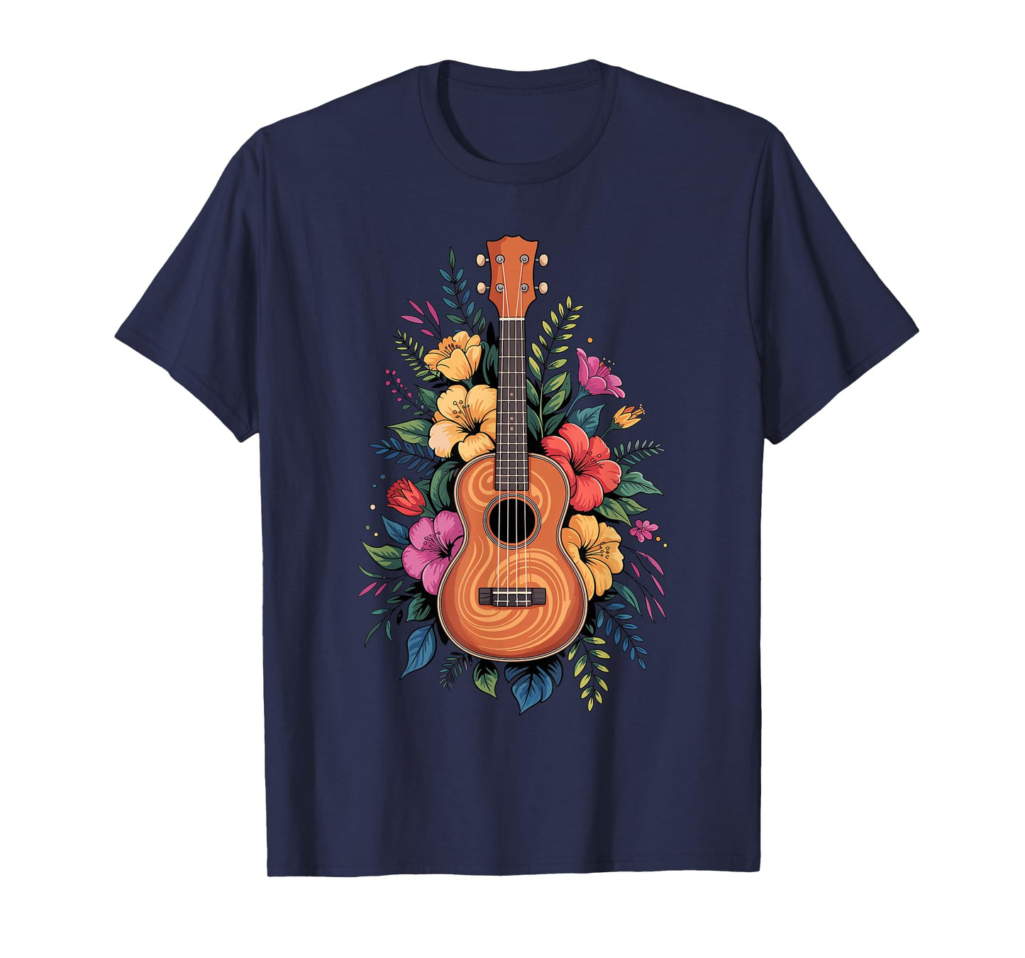 Funny Ukulele Art for Women Girls Uke Player Ukulele Lover T-Shirt