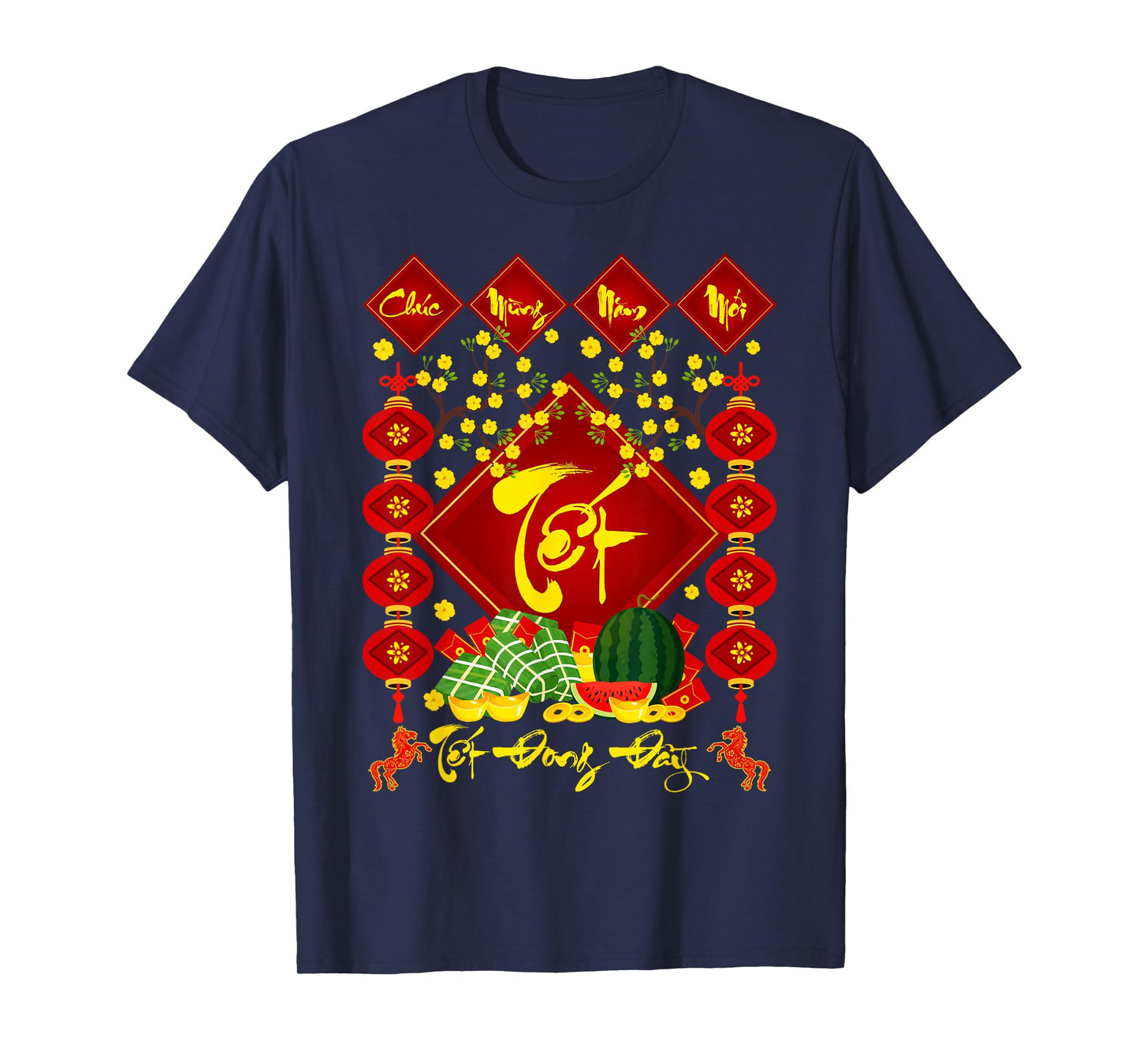 TET Dong Day Chuc Mung NAM Moi 2026 Vietnamese New Year 2026 T-Shirt