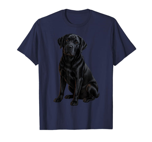 Black Lab Mom and Dad Labrador Retriever Dog T-Shirt