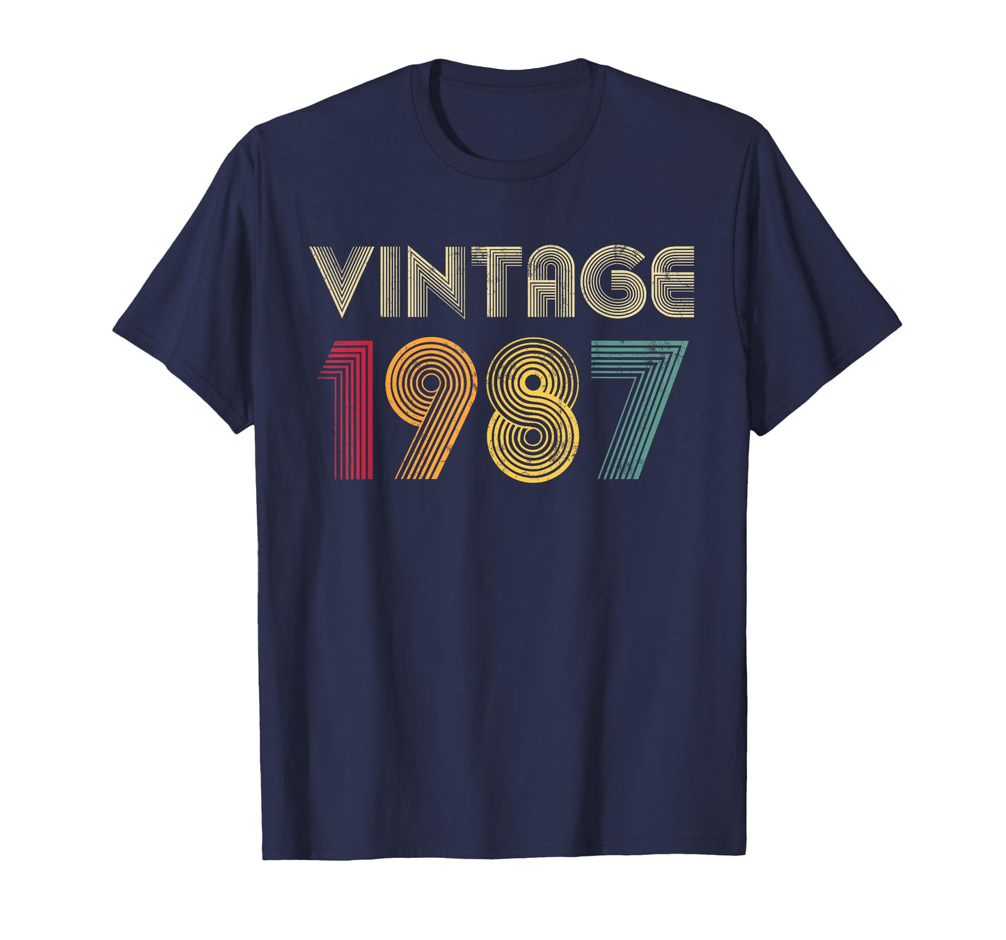 Vintage 1987 39th Birthday 39 Years Old Retro Men Women T-Shirt