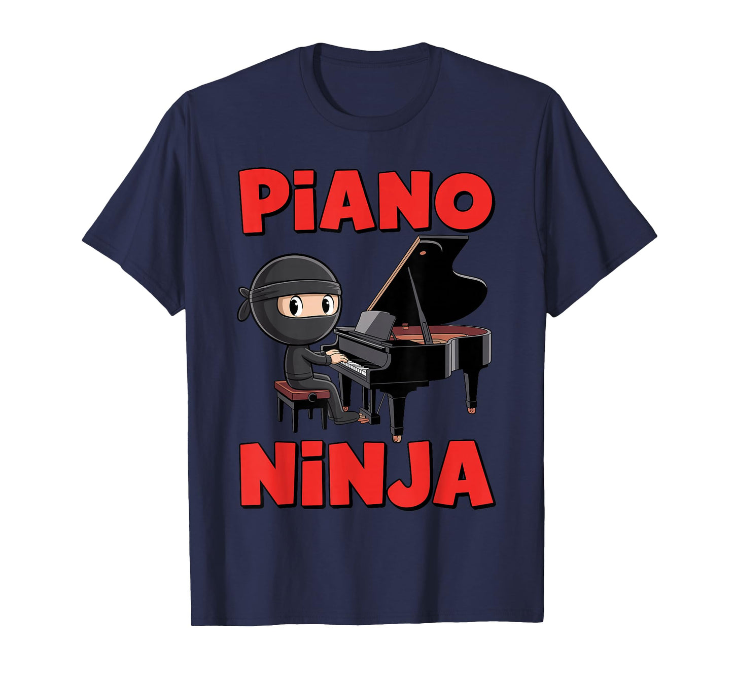 Funny Piano Novelty for Men Women Kids Music Piano Player T-Shirt