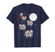Great Pyrenees Dog Xmas Pajama Matching Santa Claus Riding T-Shirt