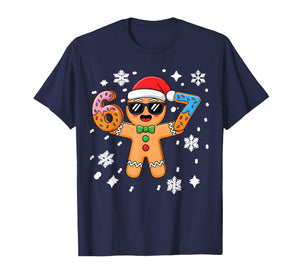 Gingerbread Six Seven 67 Ice Cream Drip Christmas Boys T-Shirt