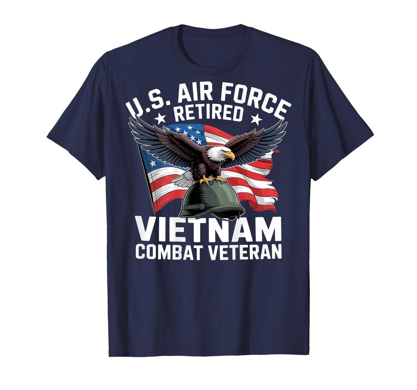 US Air Force Retired Vietnam Combat Veteran T-Shirt