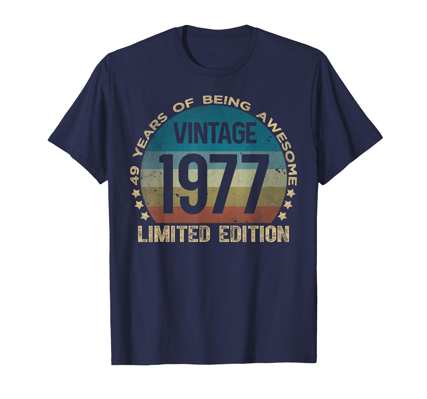 49 Year Old Gifts Vintage 1977 Limited Edition 49th Birthday T-Shirt