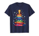 Crayon Christmas Tree Funny Merry Christmas Teacher T-Shirt