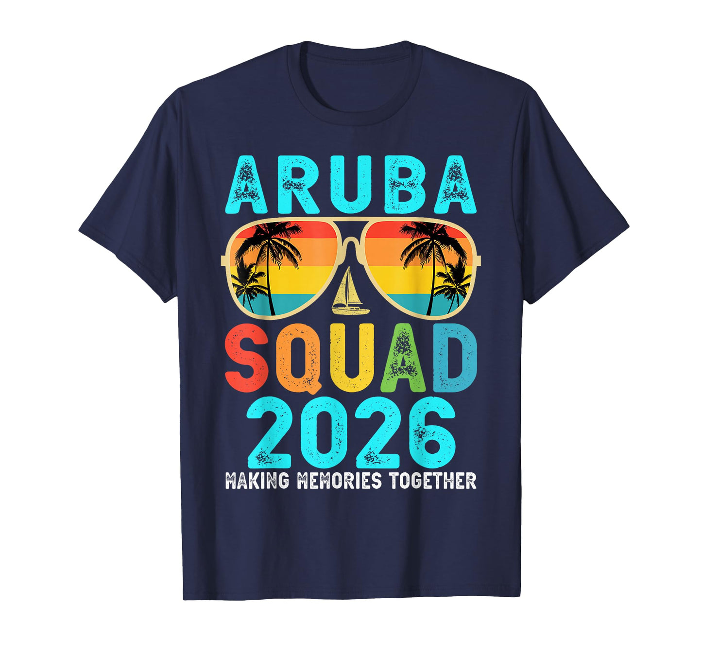 Aruba Squad 2026 Vacation Friends Family Matching Group Trip T-Shirt