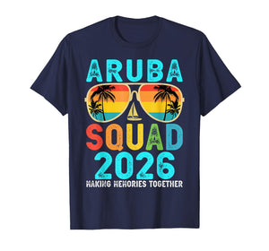 Aruba Squad 2026 Vacation Friends Family Matching Group Trip T-Shirt