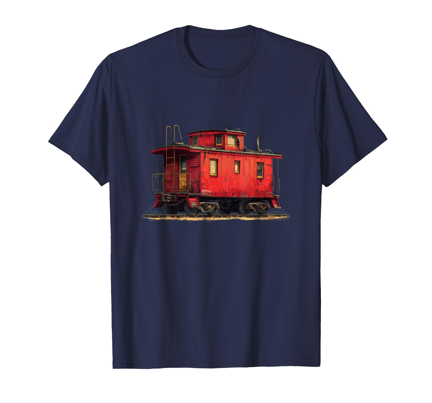 Amazing Railway Caboose Graphic for Boys and Girls T-Shirt