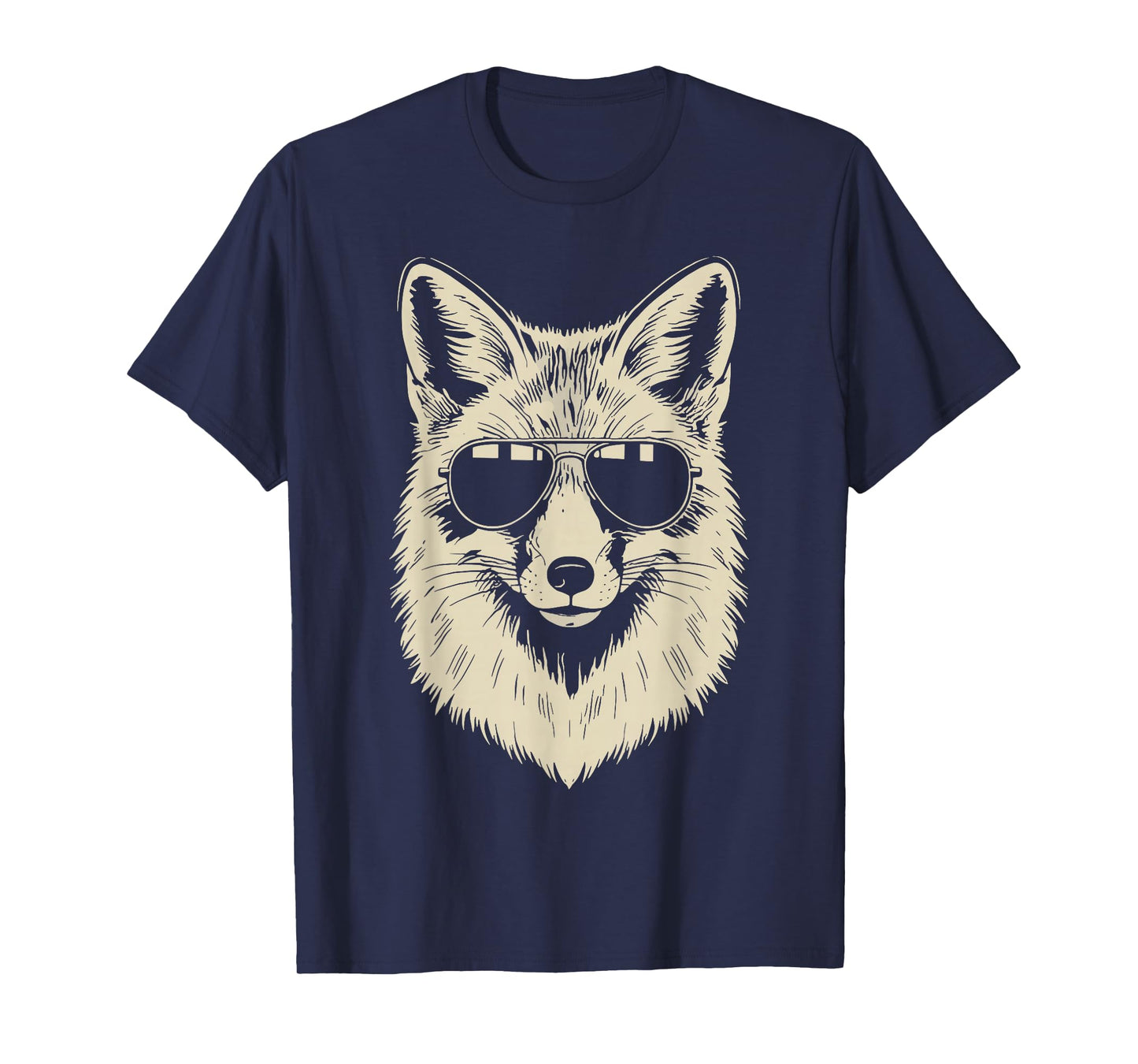 Fox Wearing Sunglasses Graphic Fox Shirt Men Women Kids T-Shirt