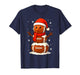 Merry Christmas Football Snowman Holiday Sports Xmas Pajamas T-Shirt