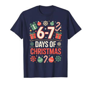 67 Meme Christmas Holiday Funny Six Seven Gen Alpha Z T-Shirt