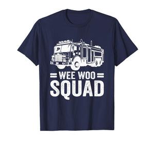 Funny Firefighter Shirt Men Women Kids Fire Truck Fireman T-Shirt