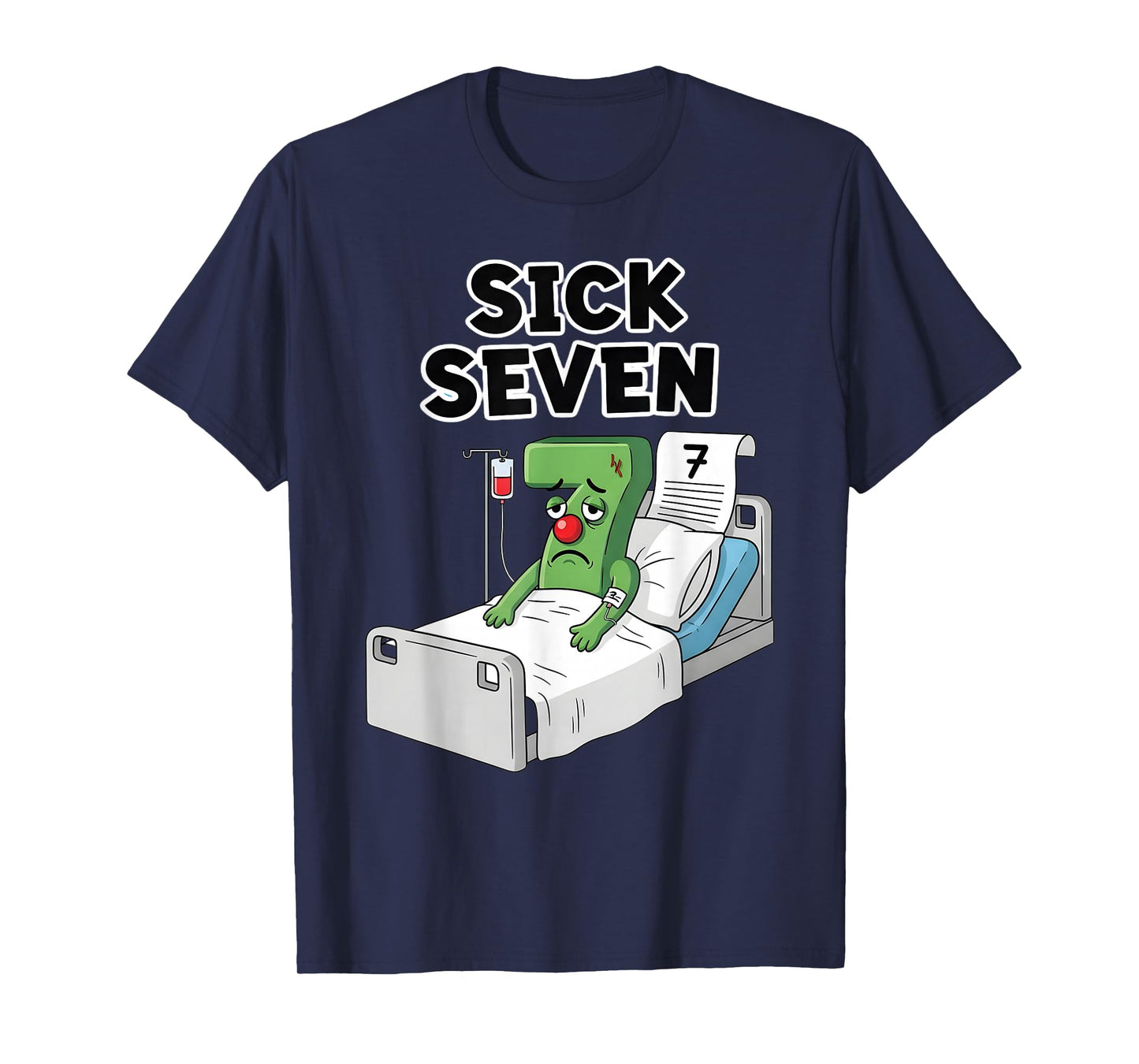 Sick Seven 67 Halloween Costume Fun Wordplay Design T-Shirt